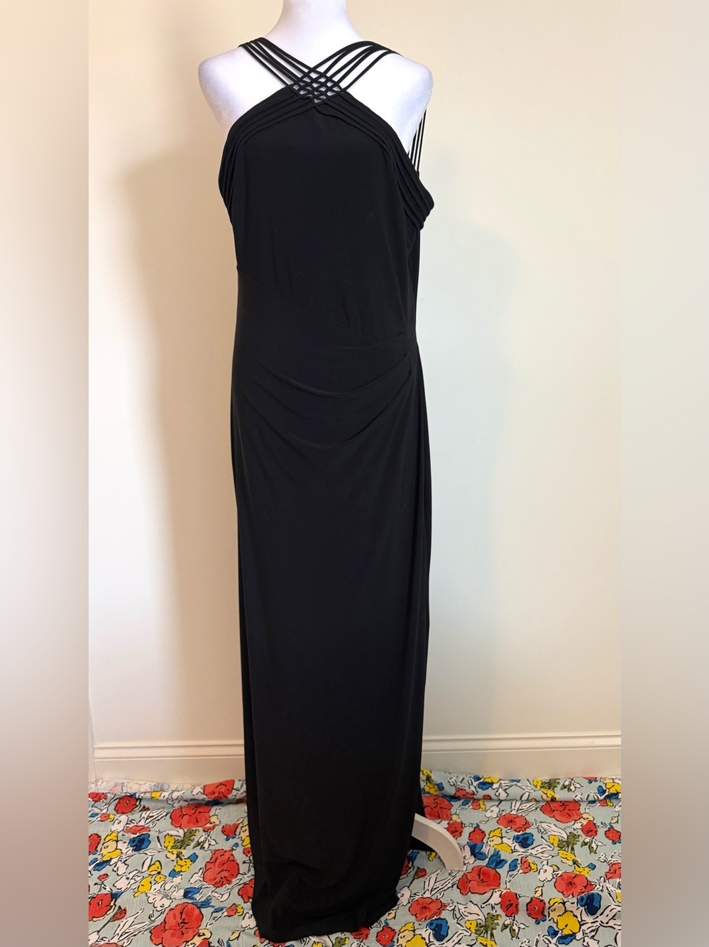 Women’s black Evening Dress Lauren Ralph Lauren size 14 women’s